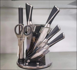 Набор ножей из нерж. стали 8 предметов с подставкой арт. 16616-C-04