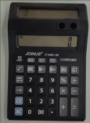 Калькулятор электронный JOINUS 12 разрядов 20х13 см арт. 23947-CT-8585-120
