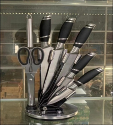 Набор ножей из нерж. стали 8 предметов с подставкой арт. 16616-B-01