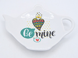 Подставка для чая ф.555-1 "Чайник", дек. Love. Be mine, 1С1255Ф34/1