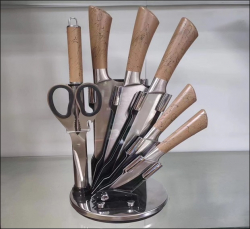 Набор ножей из нерж. стали 8 предметов с подставкой арт. 16616-C-05