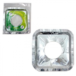 Пластины алюминиевые для защиты кухонной плиты от брызг 5 шт арт. 34408-215-5