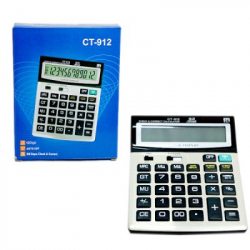 Калькулятор электронный CT-912 12 разрядов 21х16 см арт. LG-17859-912