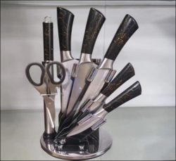 Набор ножей из нерж. стали 8 предметов с подставкой арт. 16616-C-02